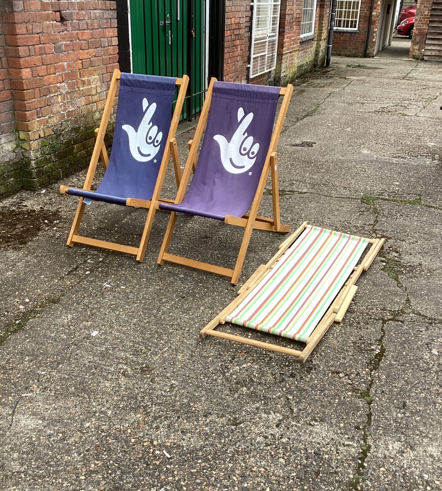 Three Deck Chairs