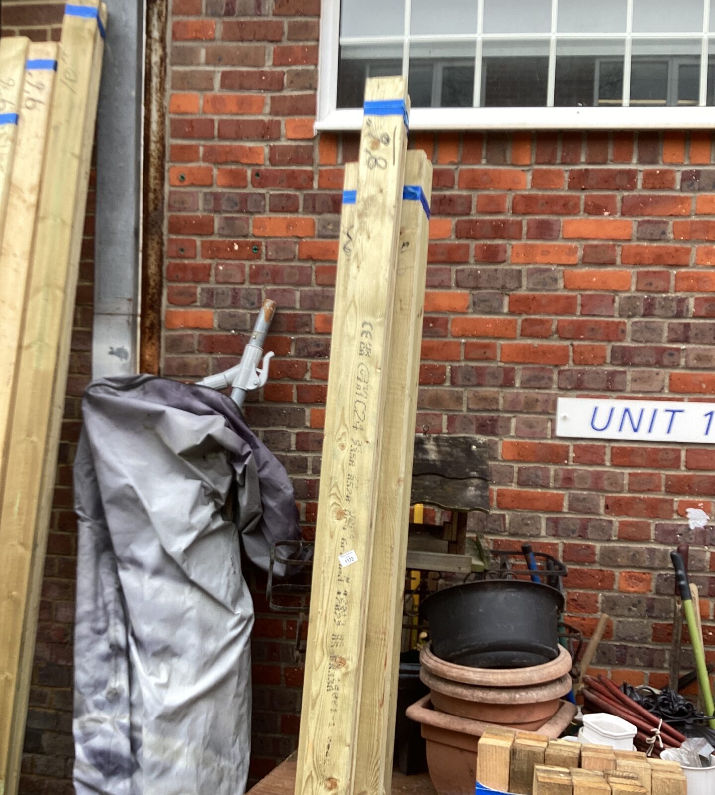 Three bundles of 8’6’ timber
