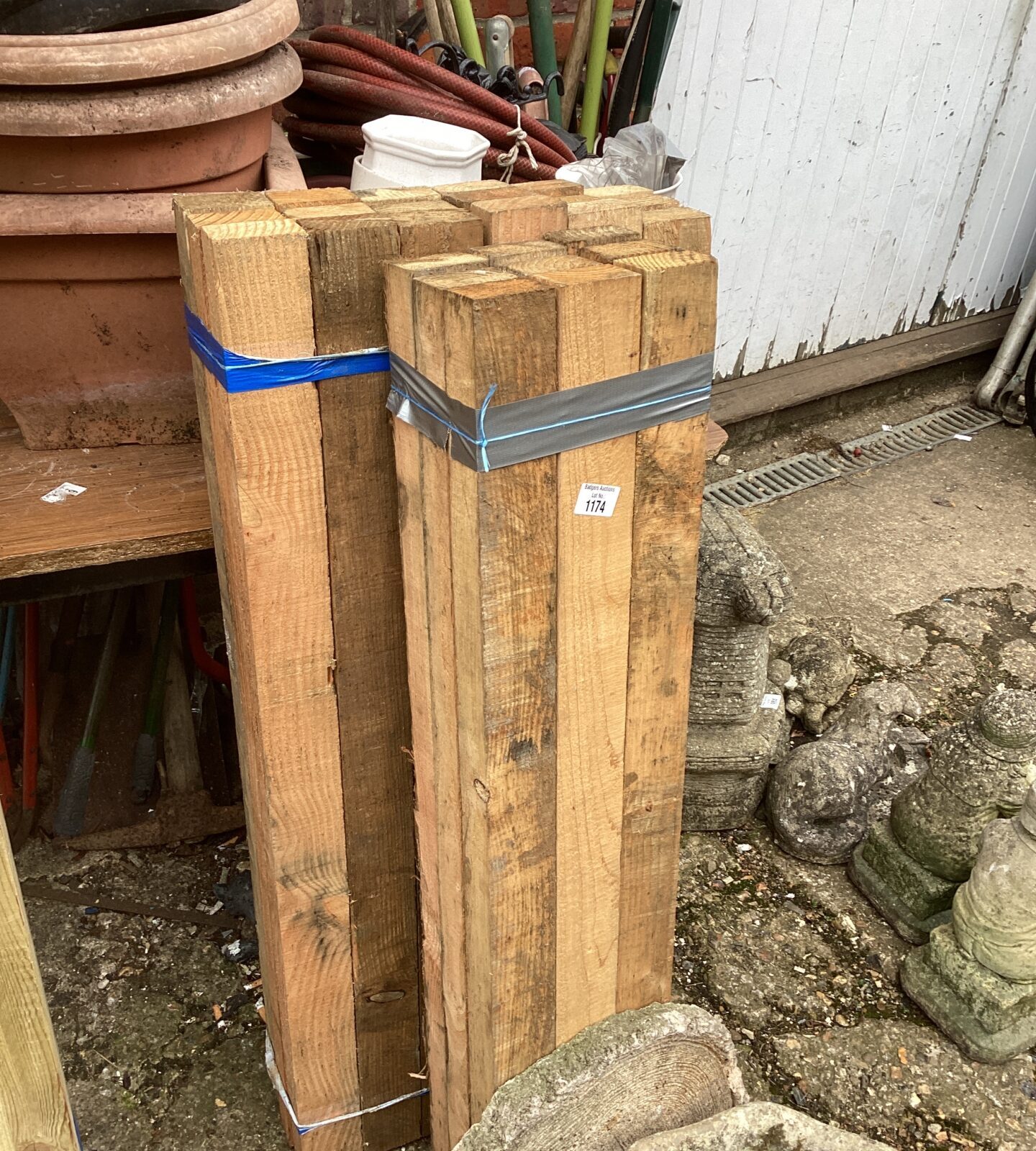 Three bundles of 3’6” Timber