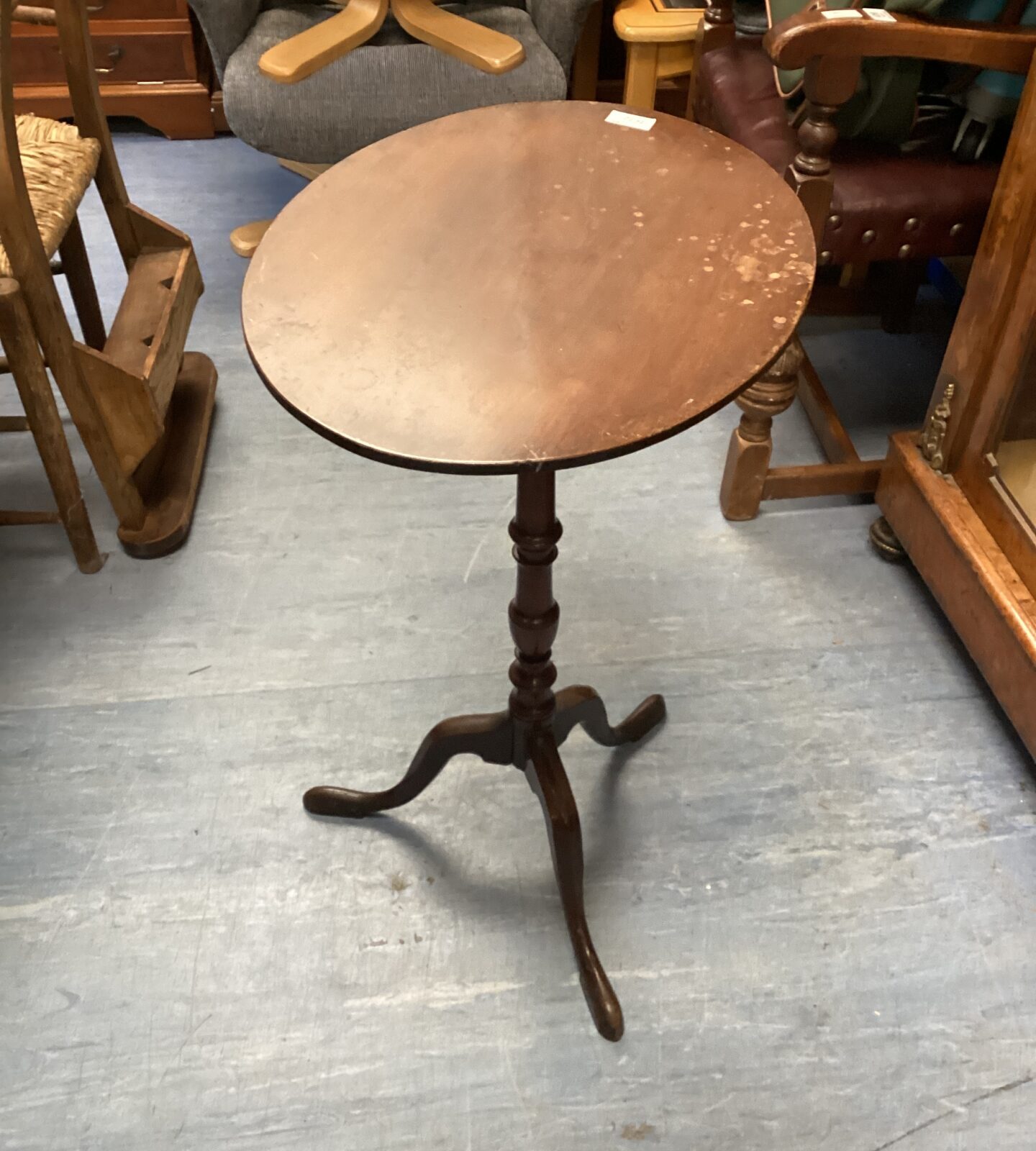 Vintage mahogany wine table
