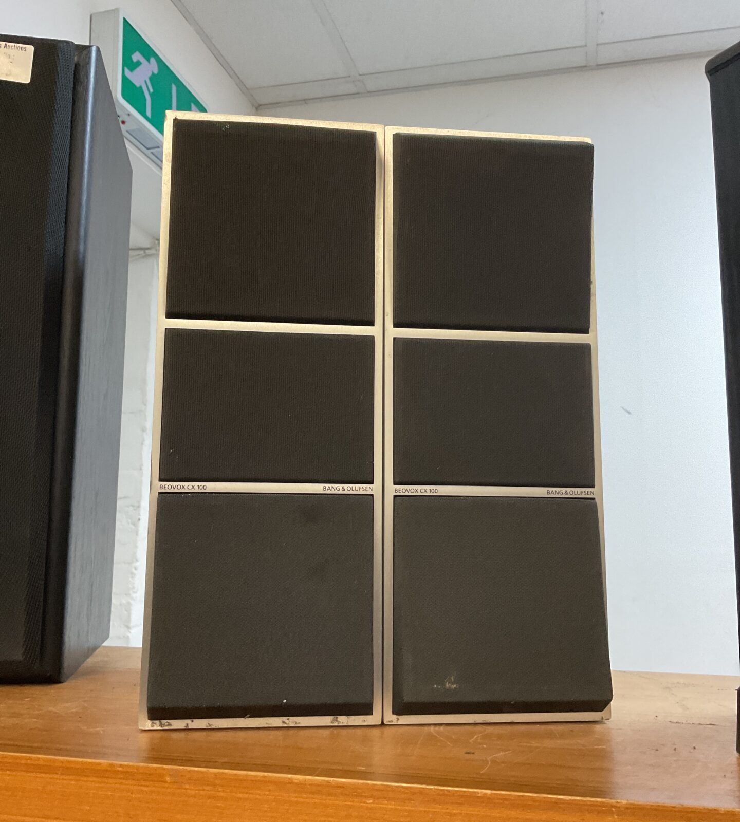 Pair of bang & olufsen beovox cx 100 speakers