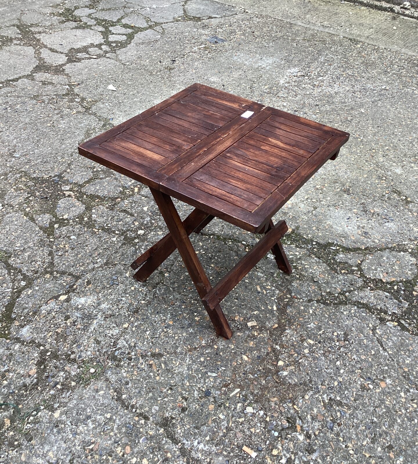 Folding Teak small table