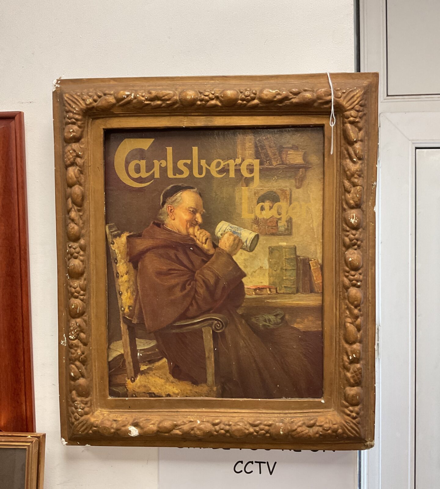 Vintage carlsberg lager advertising print