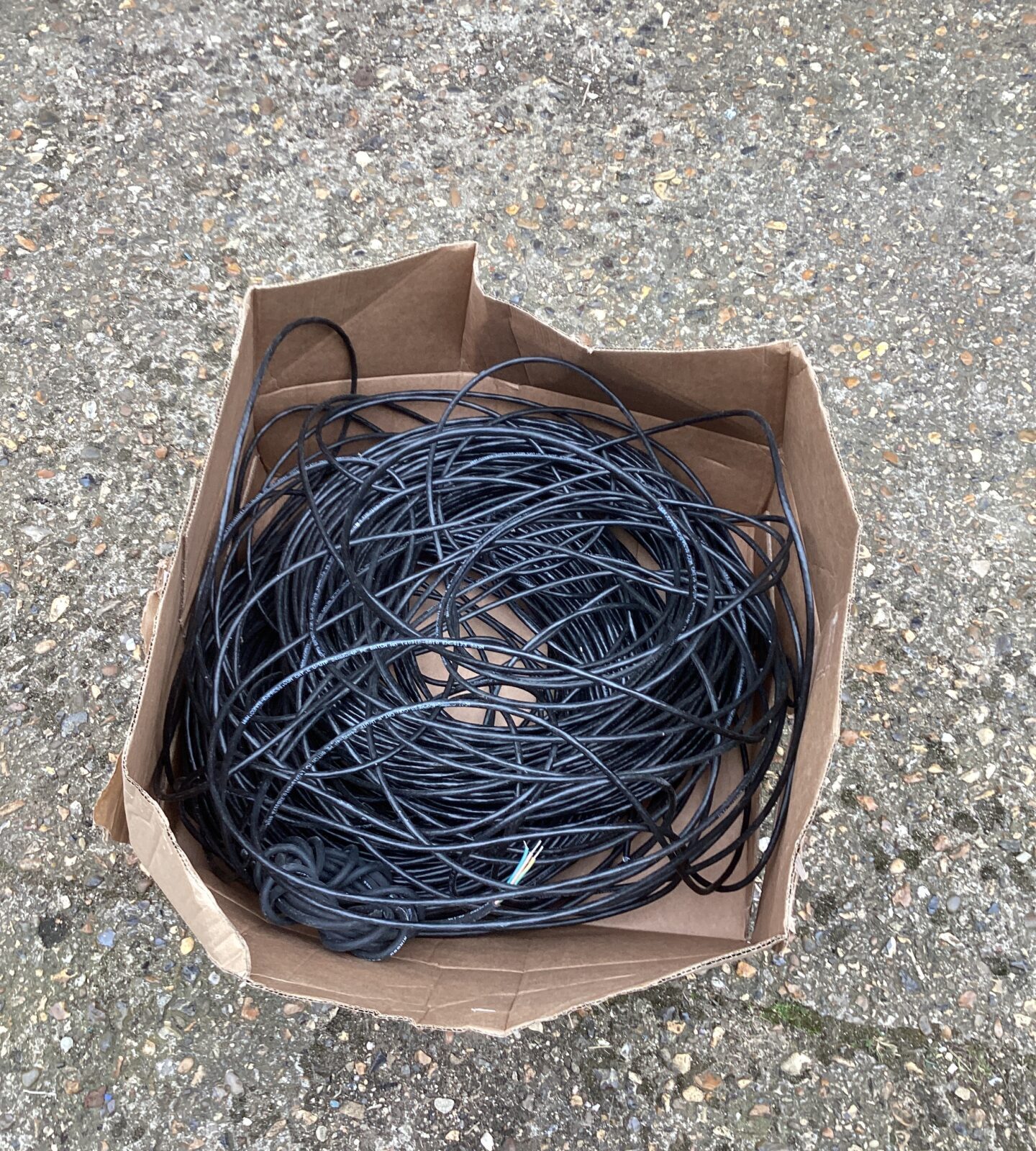 Box of satellite cable