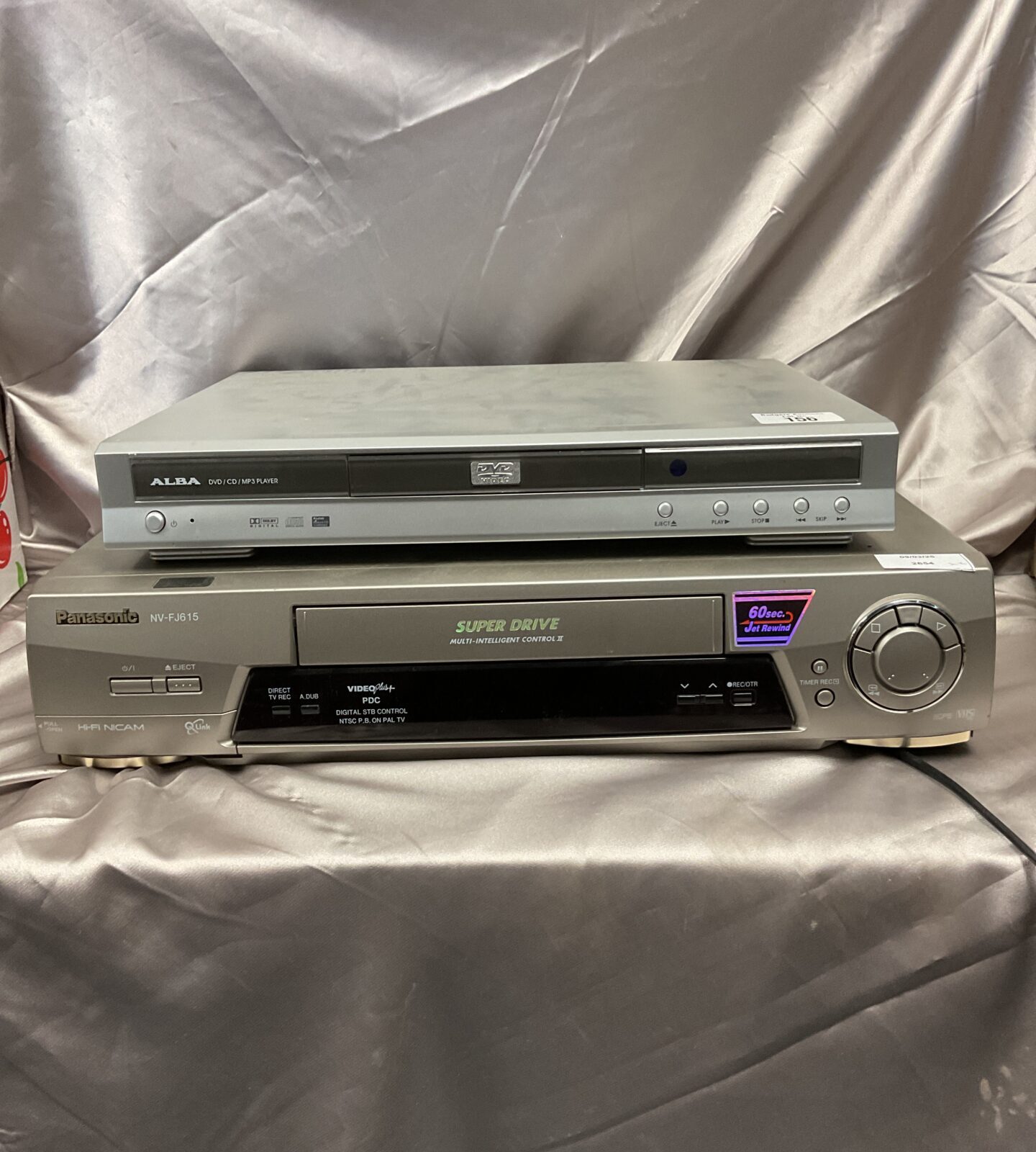 Panasonic vhs & alba dvd player