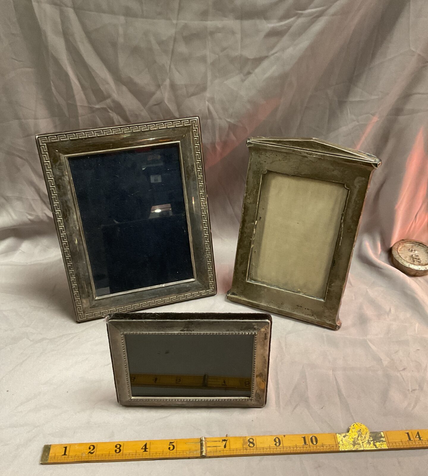Three Hallmarked Silver Photo frames