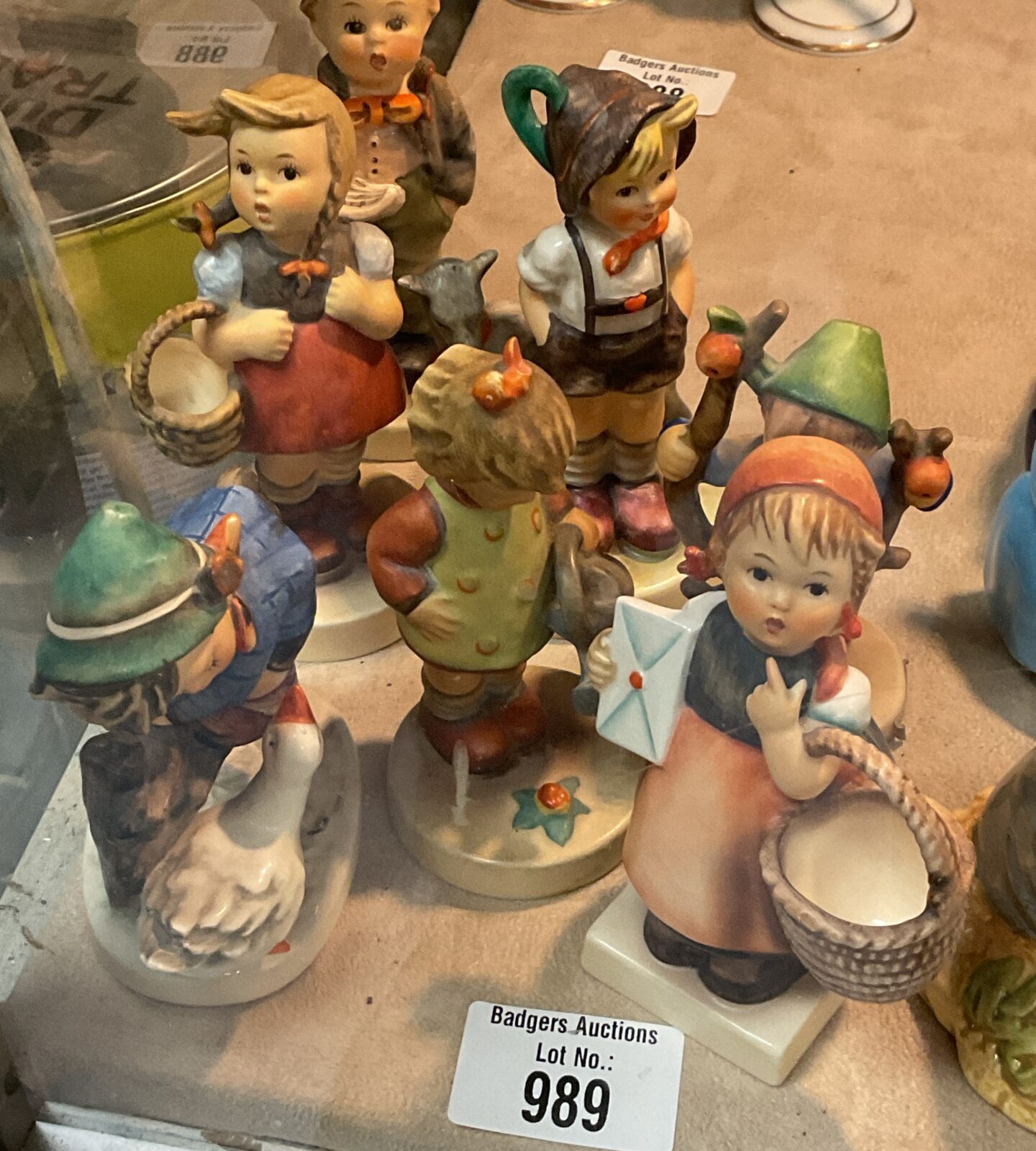 Seven Hummel Goebel figures