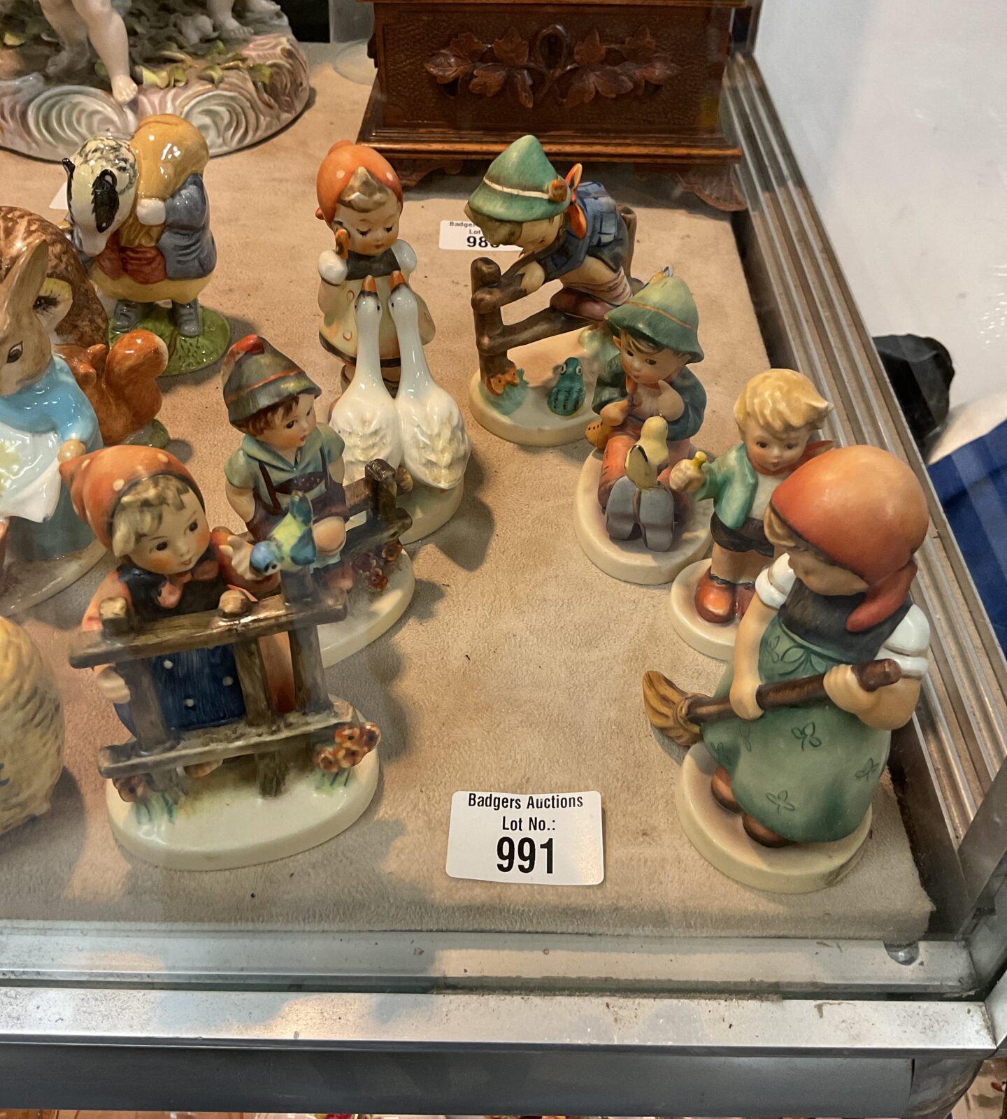 Seven Hummel Goebel figures