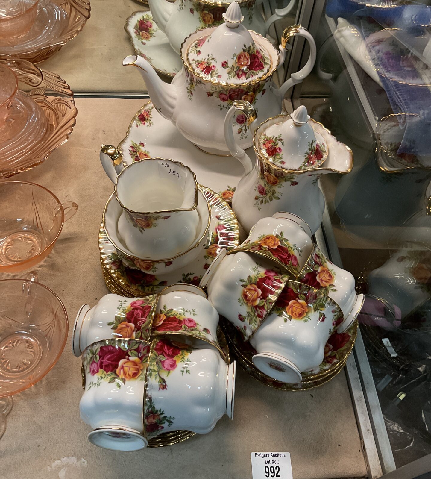 Royal Albert Old Country Rose Tea Set 29 Pce