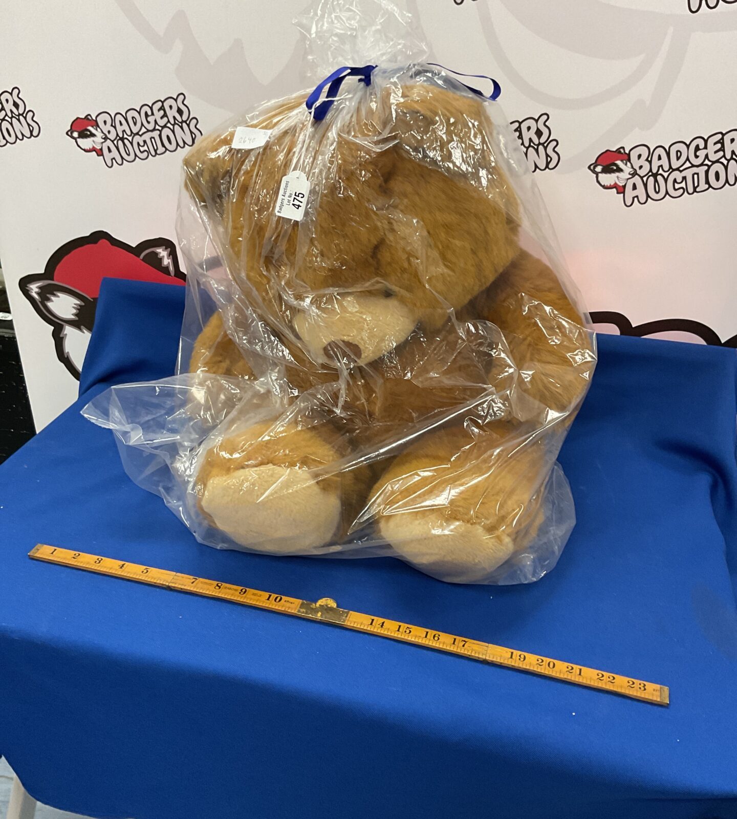Large Gift Wrapped Teddy Bear