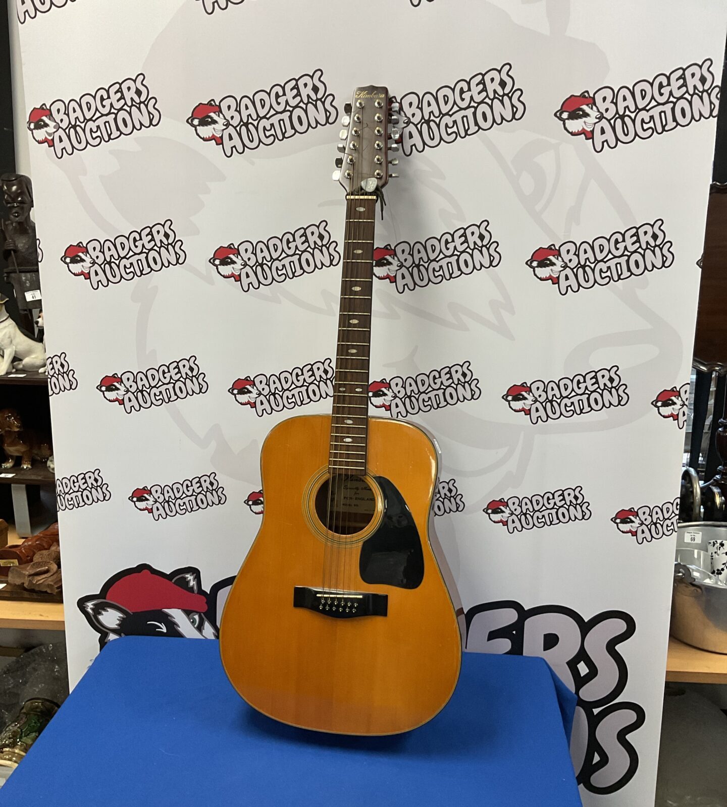 Kimbara 12 string acoustic guitar