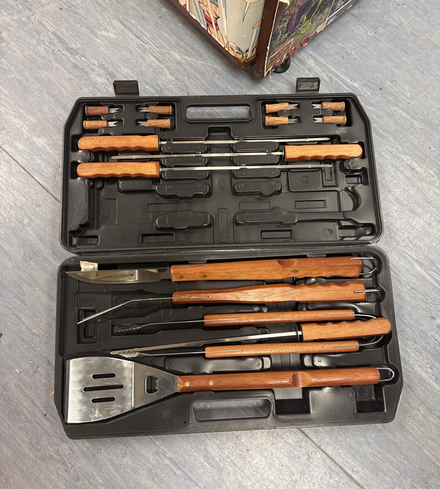 Set of bbq utensils