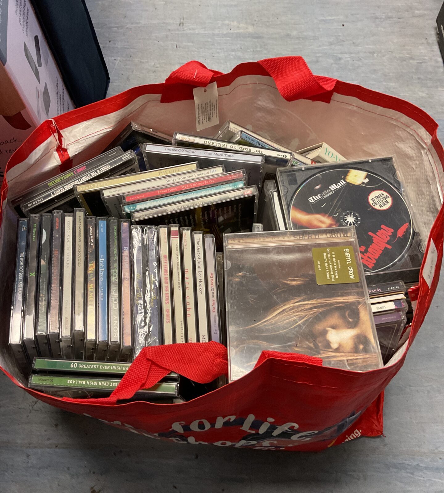 Large bag of music cds