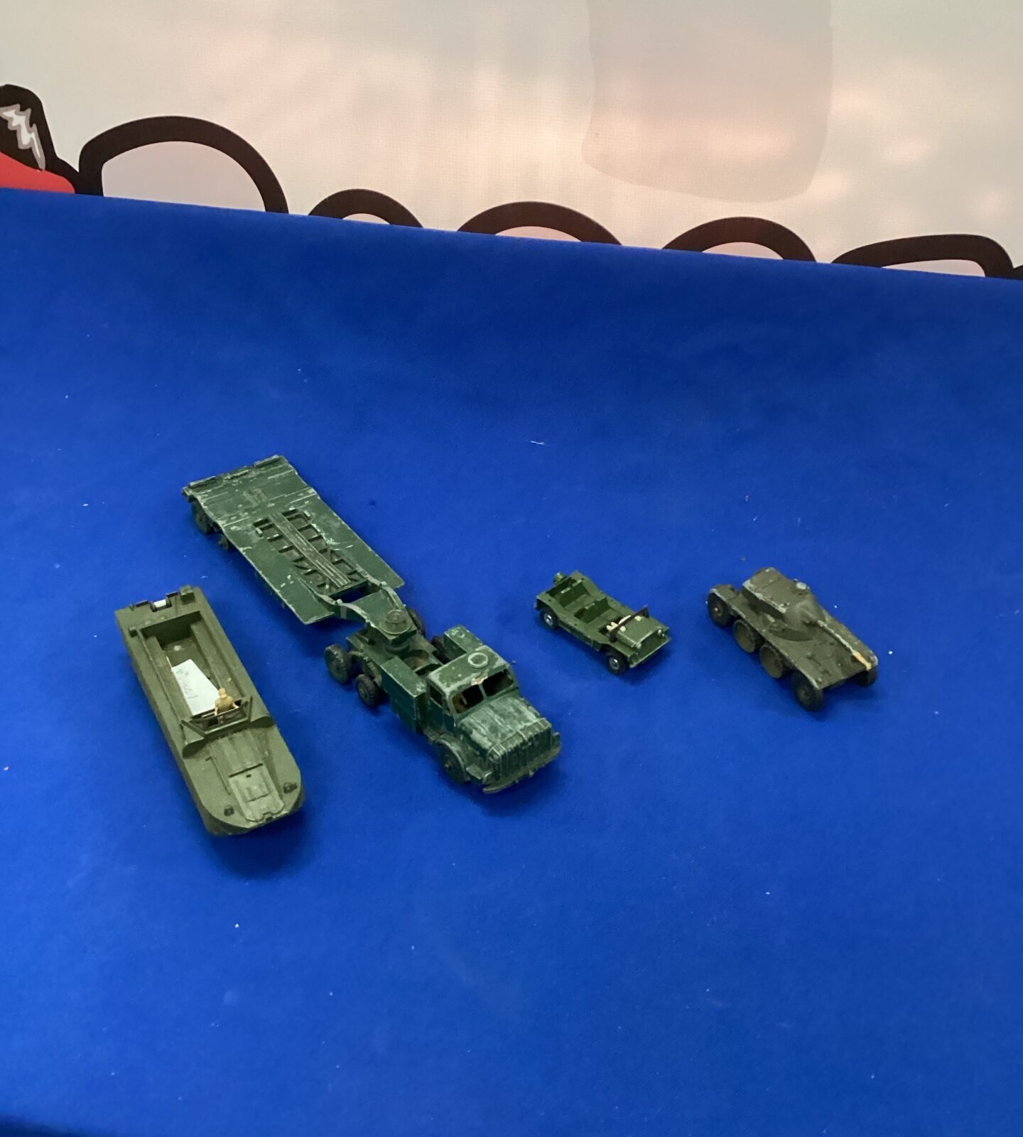 Vintage Dinky Diecast Army Vehicles