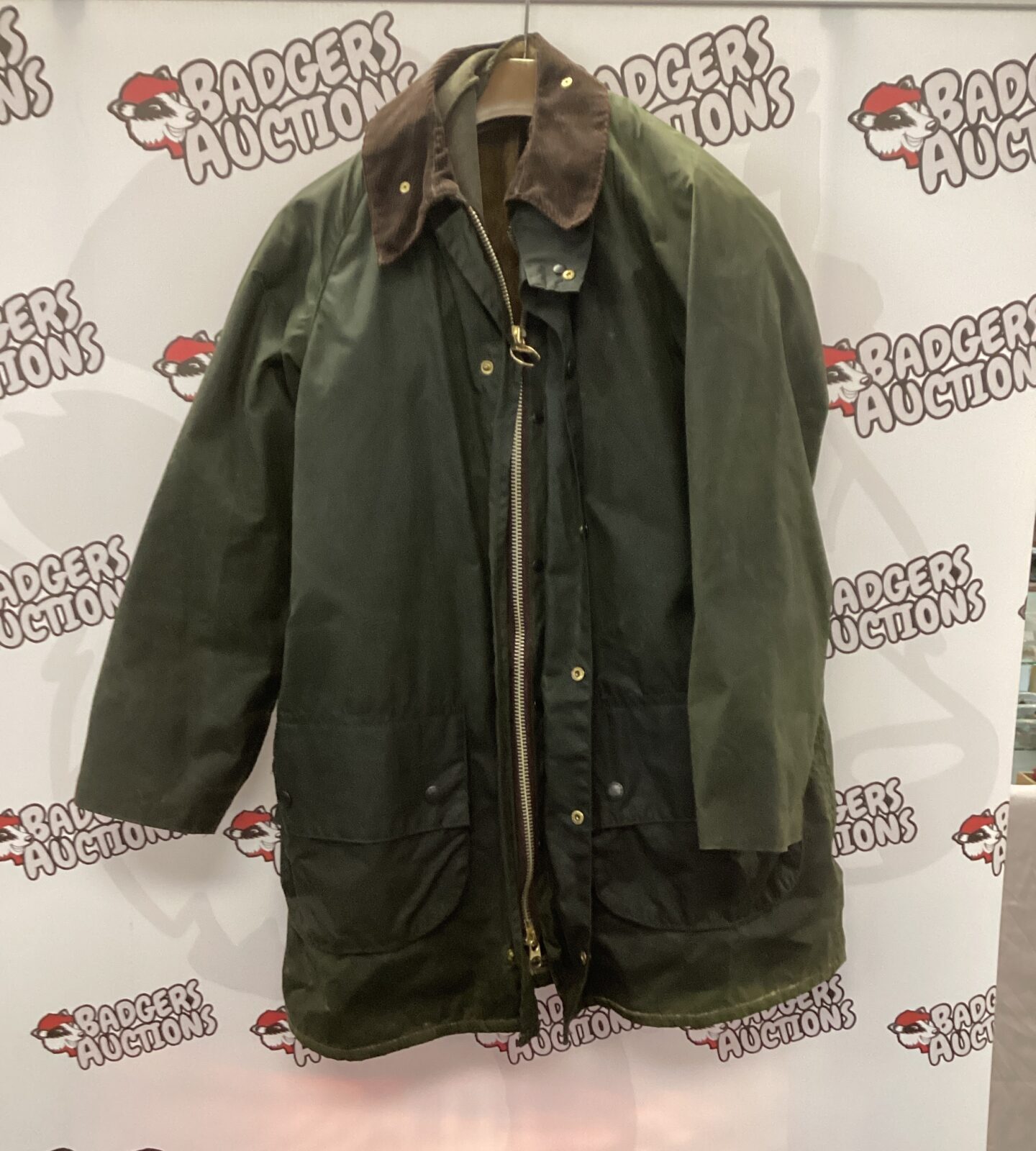 Barbour Waxed Jacket Size 40