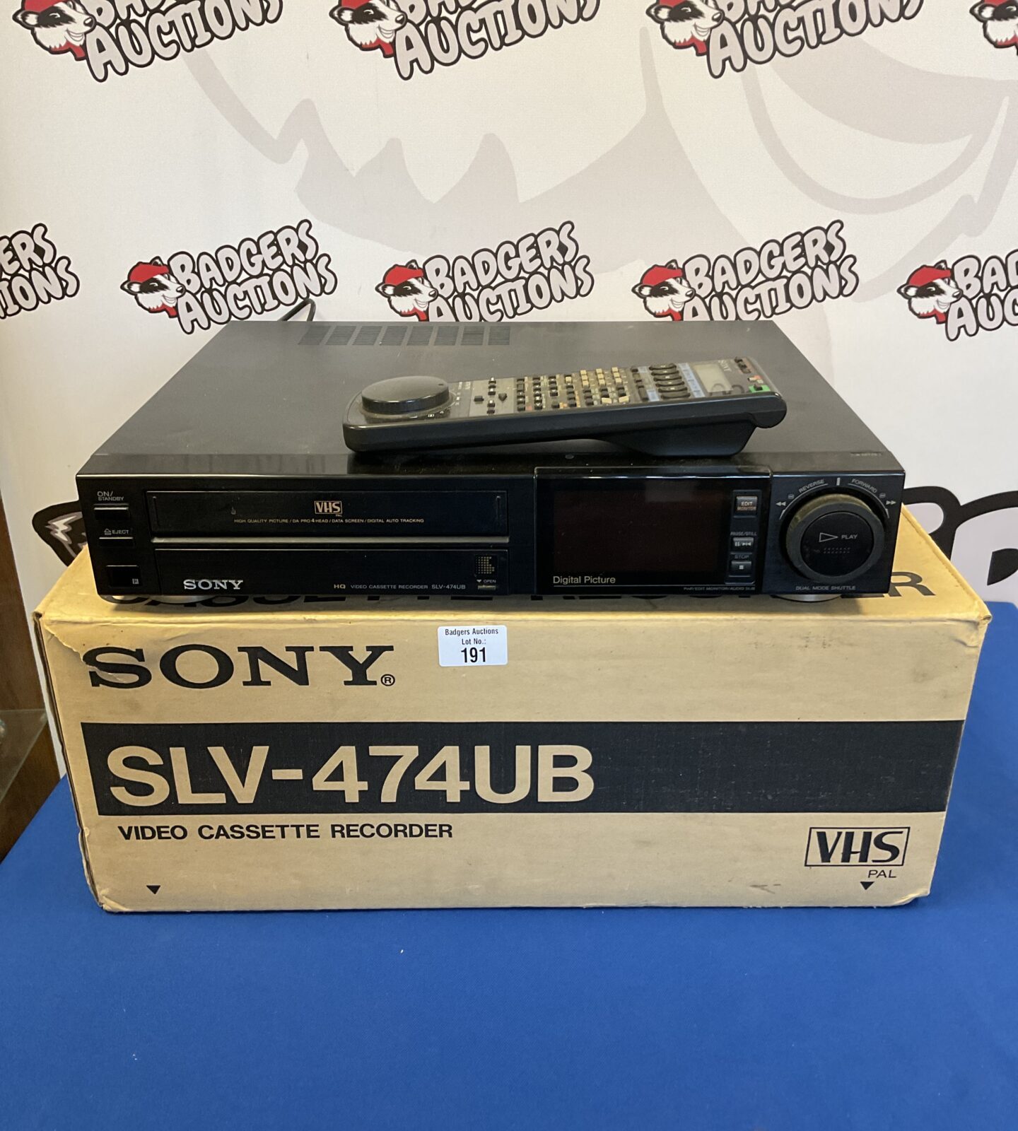 Sony slv-474ub vhs cassette recorder