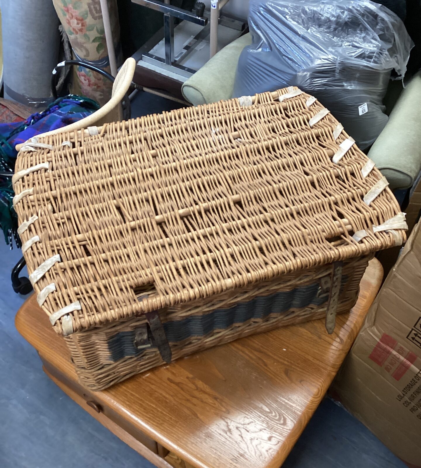 Large wicker basket