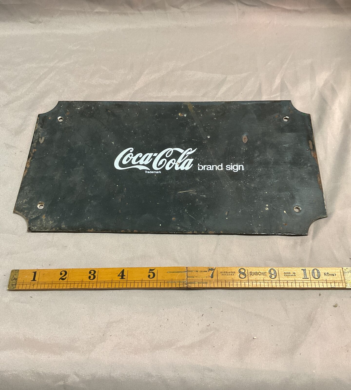 Original Coco cola enamel sign - Image 2