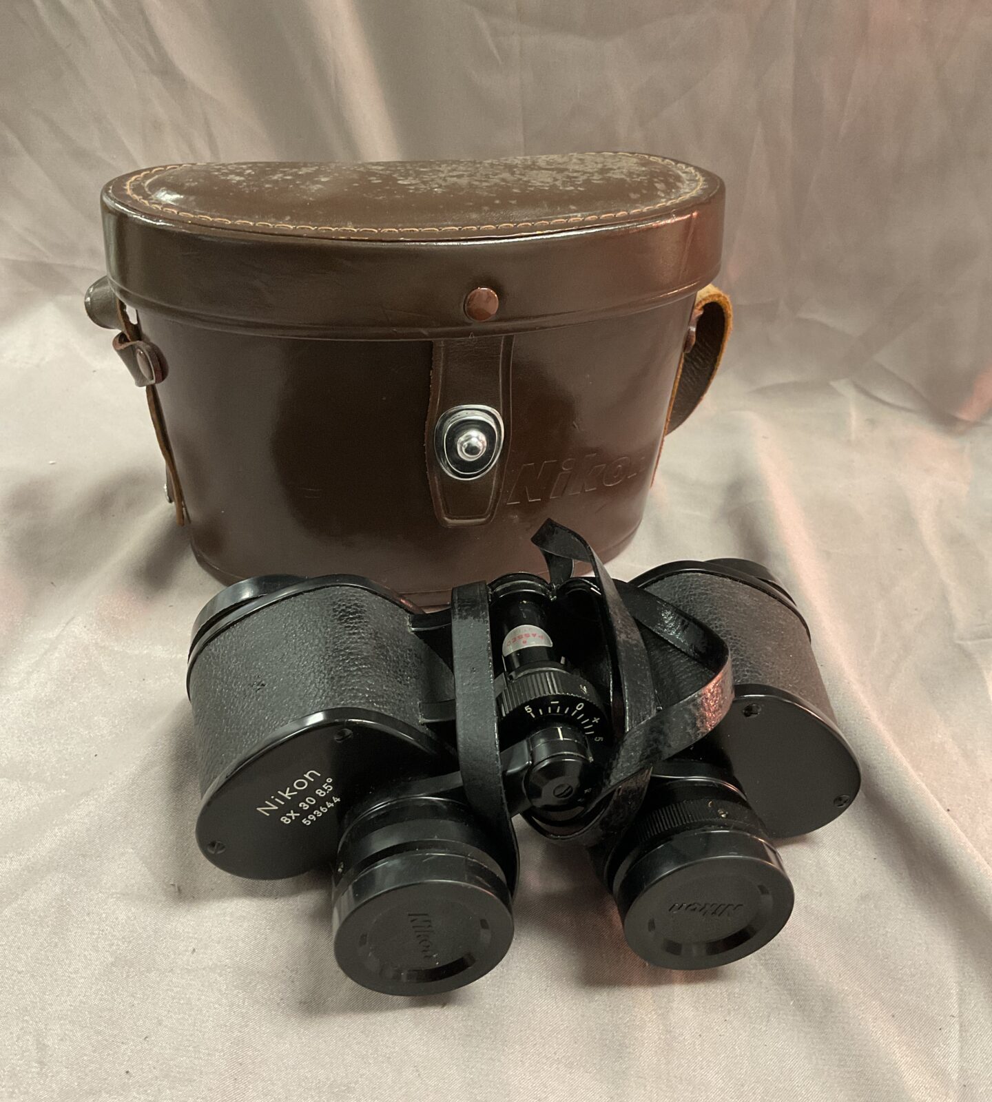 Pair of Nikon 8x 30 binoculars in case