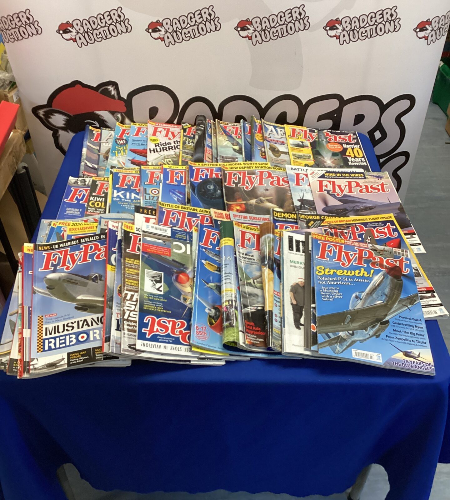 Large collection of fly past magazines