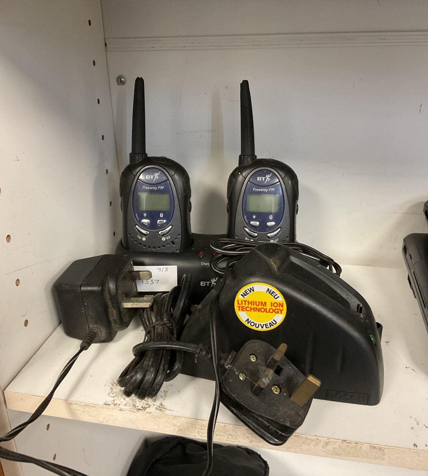 Pair of bt freeway fm walkie talkies