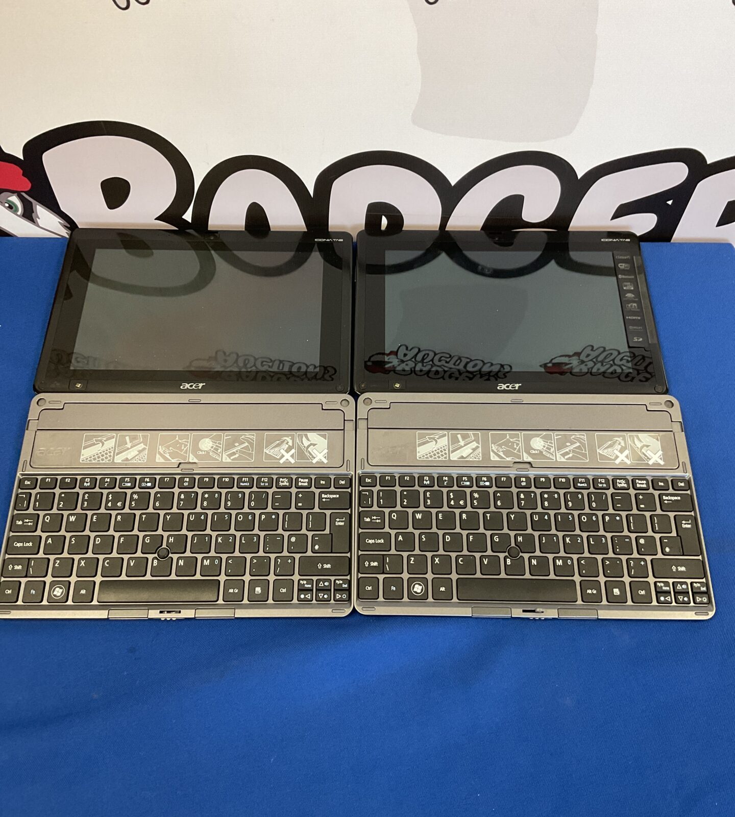 Two acer icona tablet computers