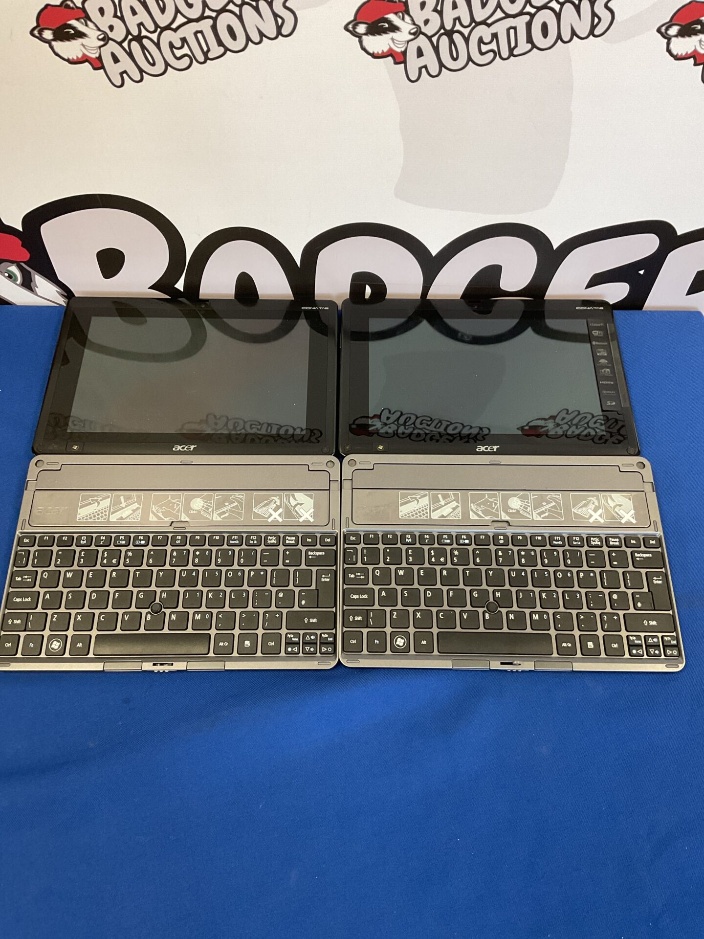 Two acer icona tablet computers – Badgers Auctions | On-site and online ...