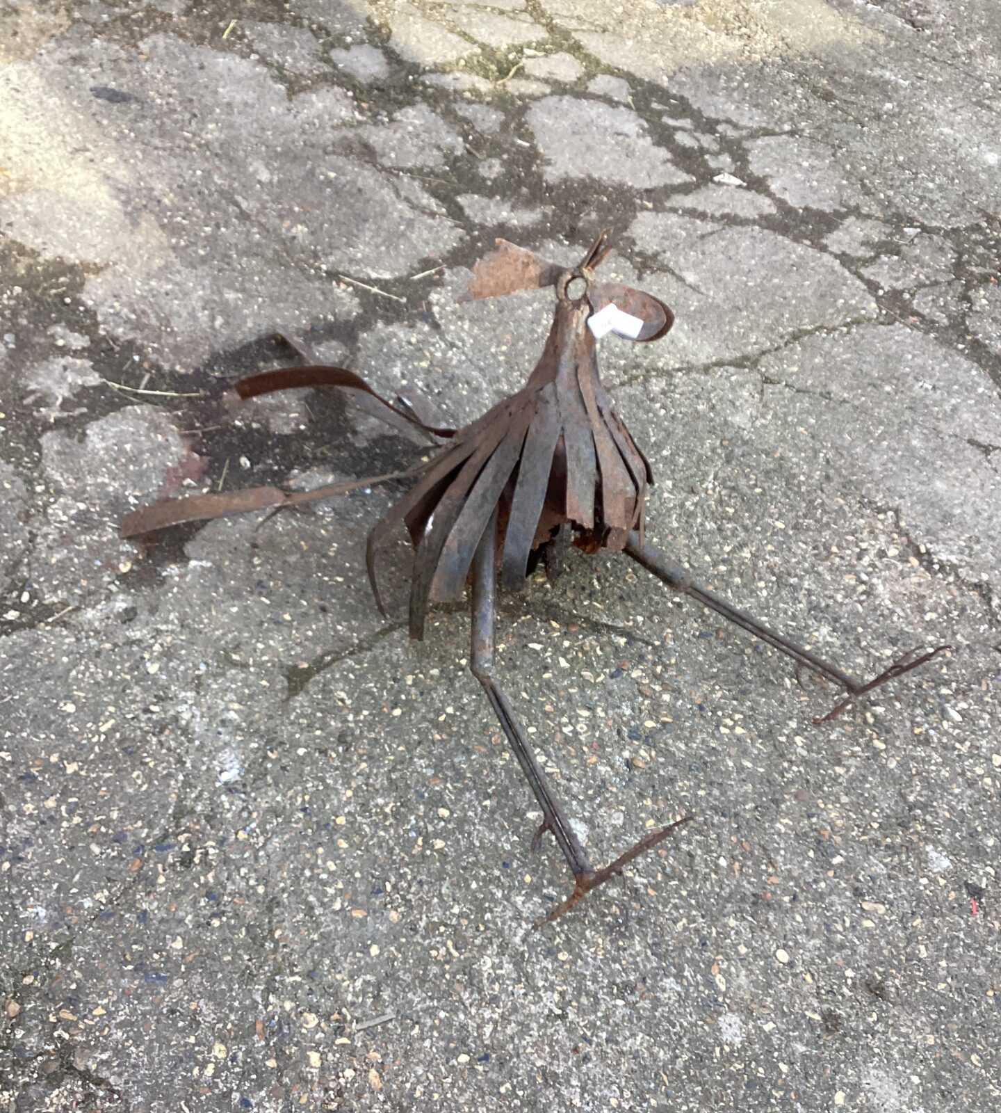 Metal Rooster Garden Ornament