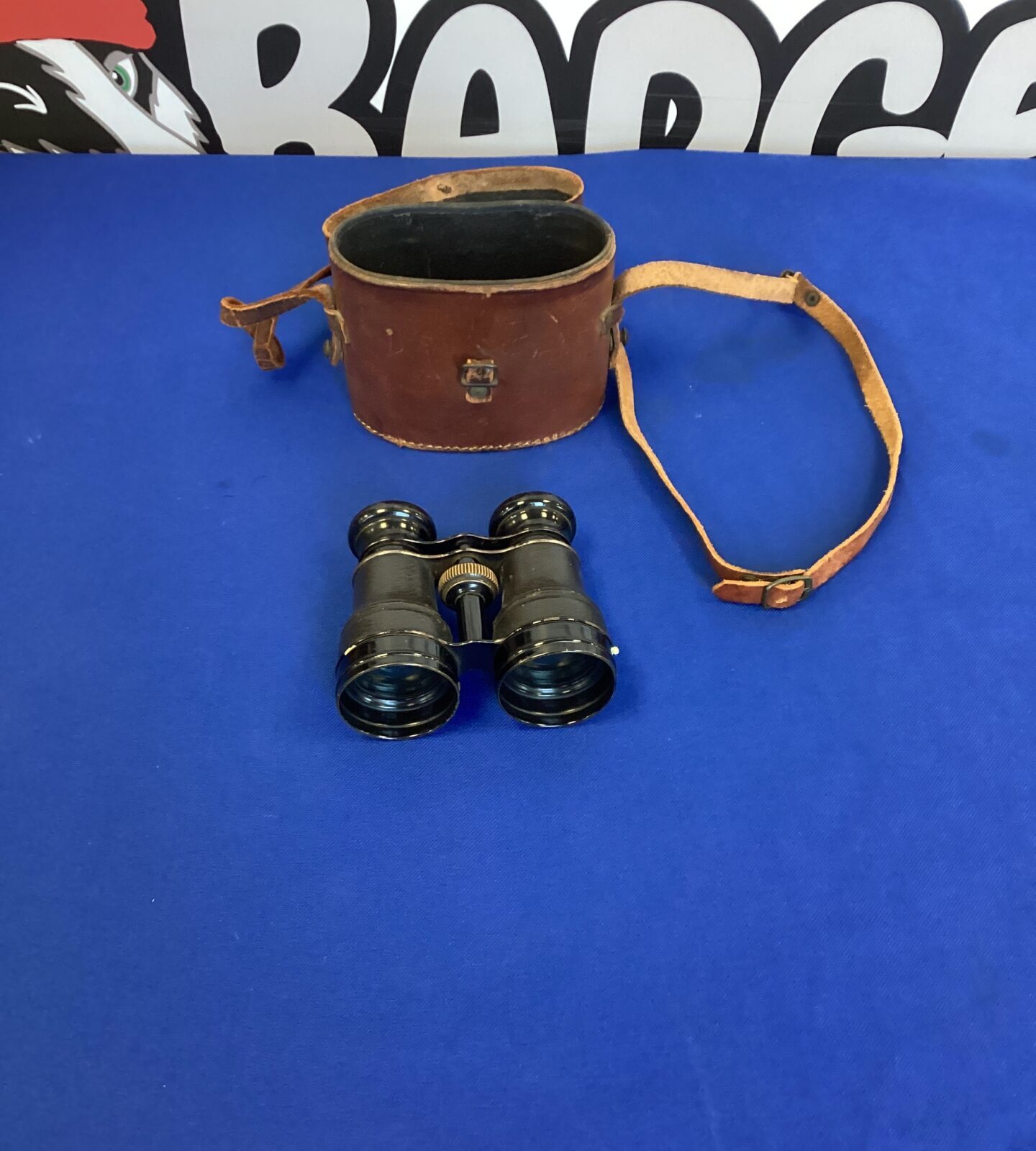 Pair of vintage Luminere binoculars with case