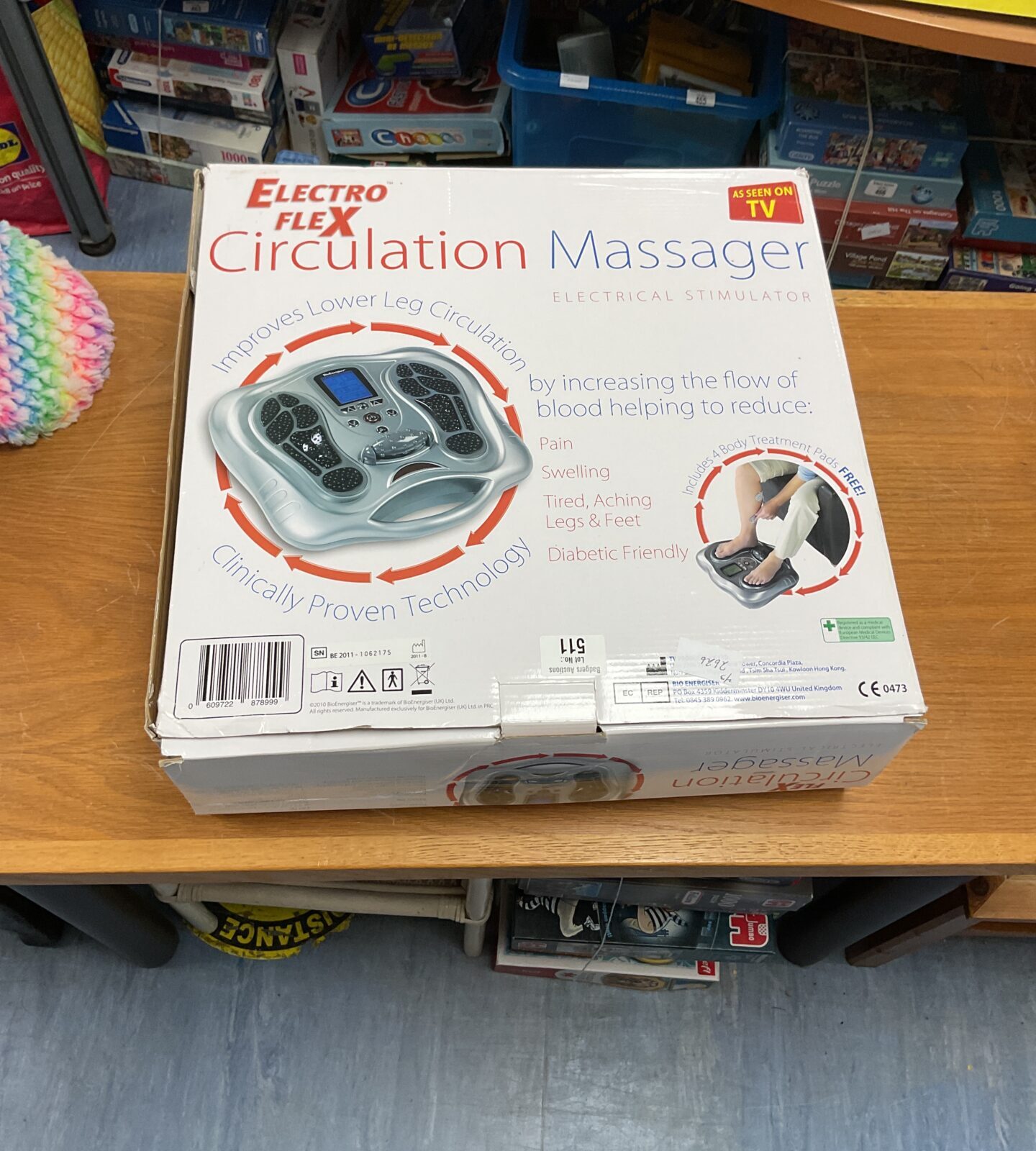 Electro flex circulation massager