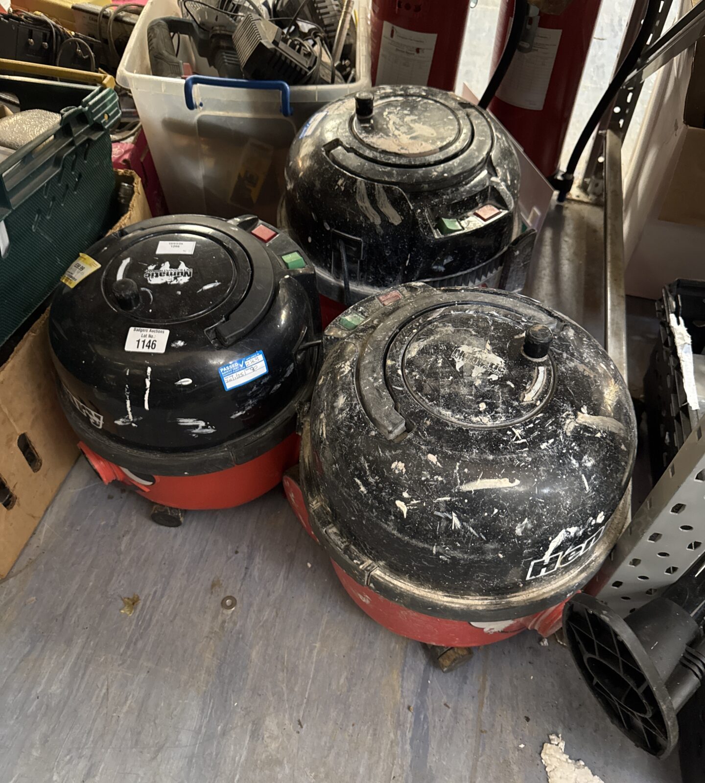 Three untested Henry hoover bodies