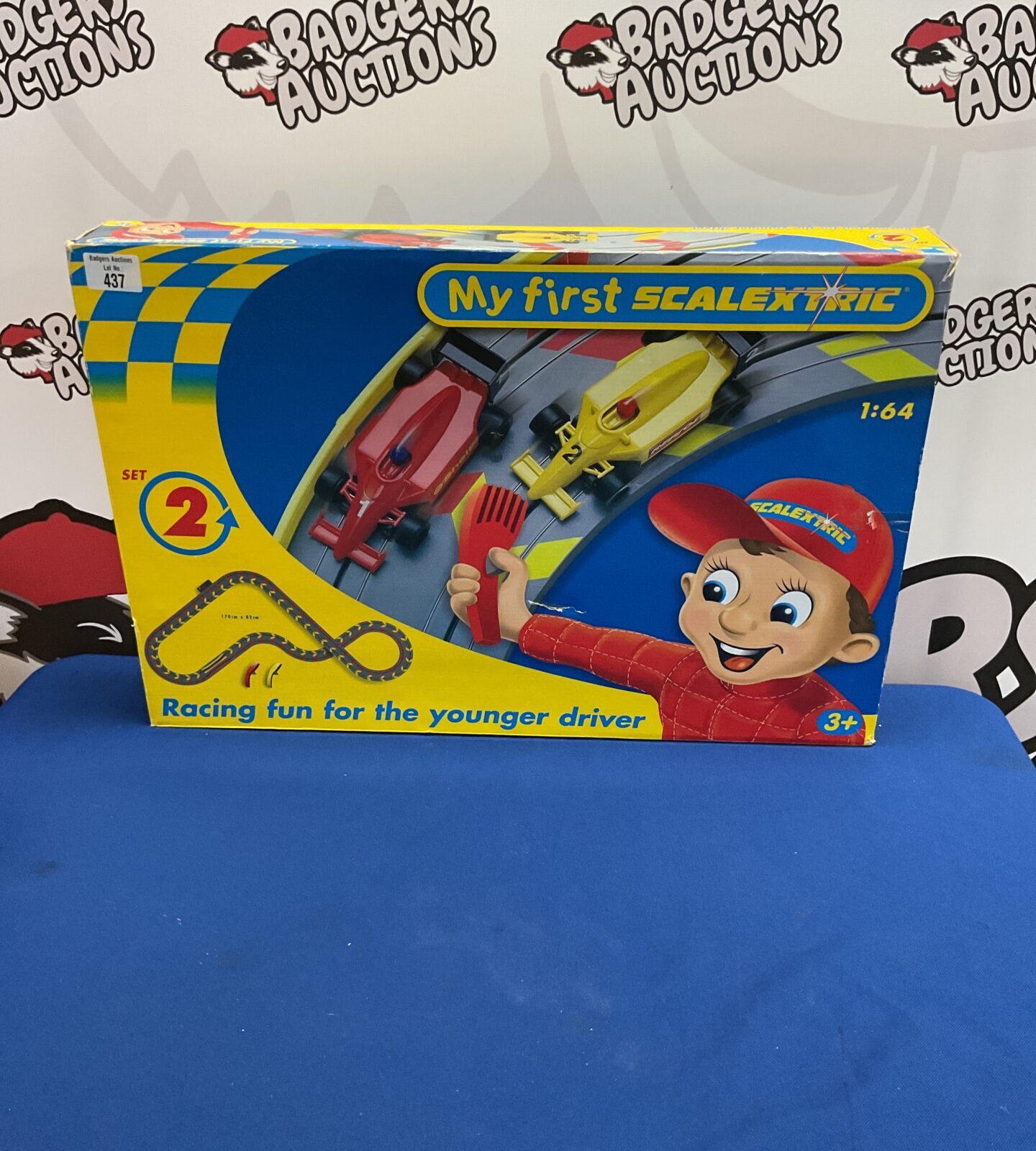My first scalextric racing track set