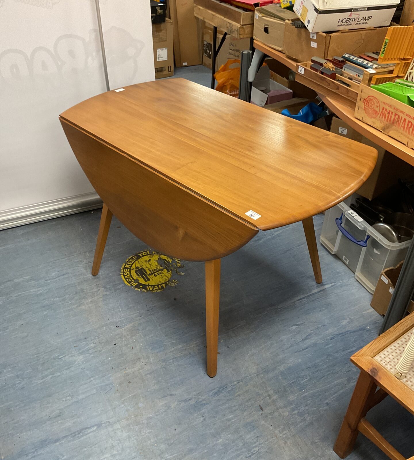 Blonde Ercol Drop Leaf Dining Table