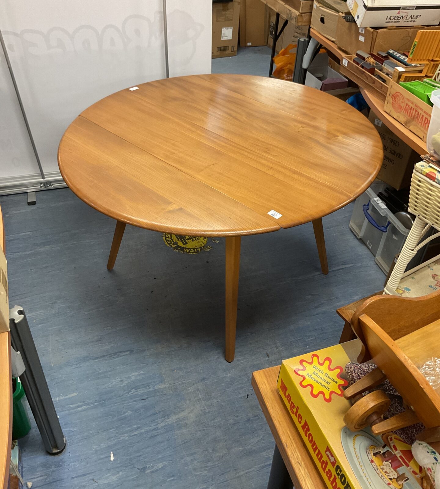 Blonde Ercol Drop Leaf Dining Table - Image 2