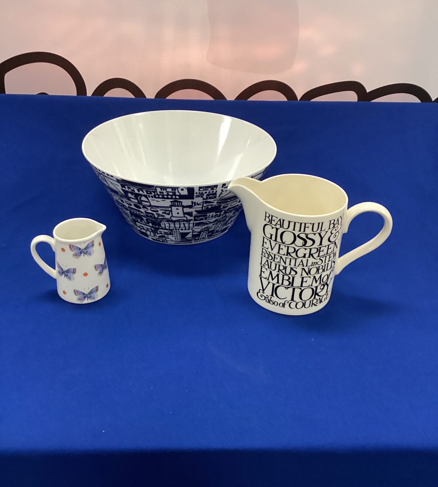 Three Kitchen items inc Emma Bridgewater Jug