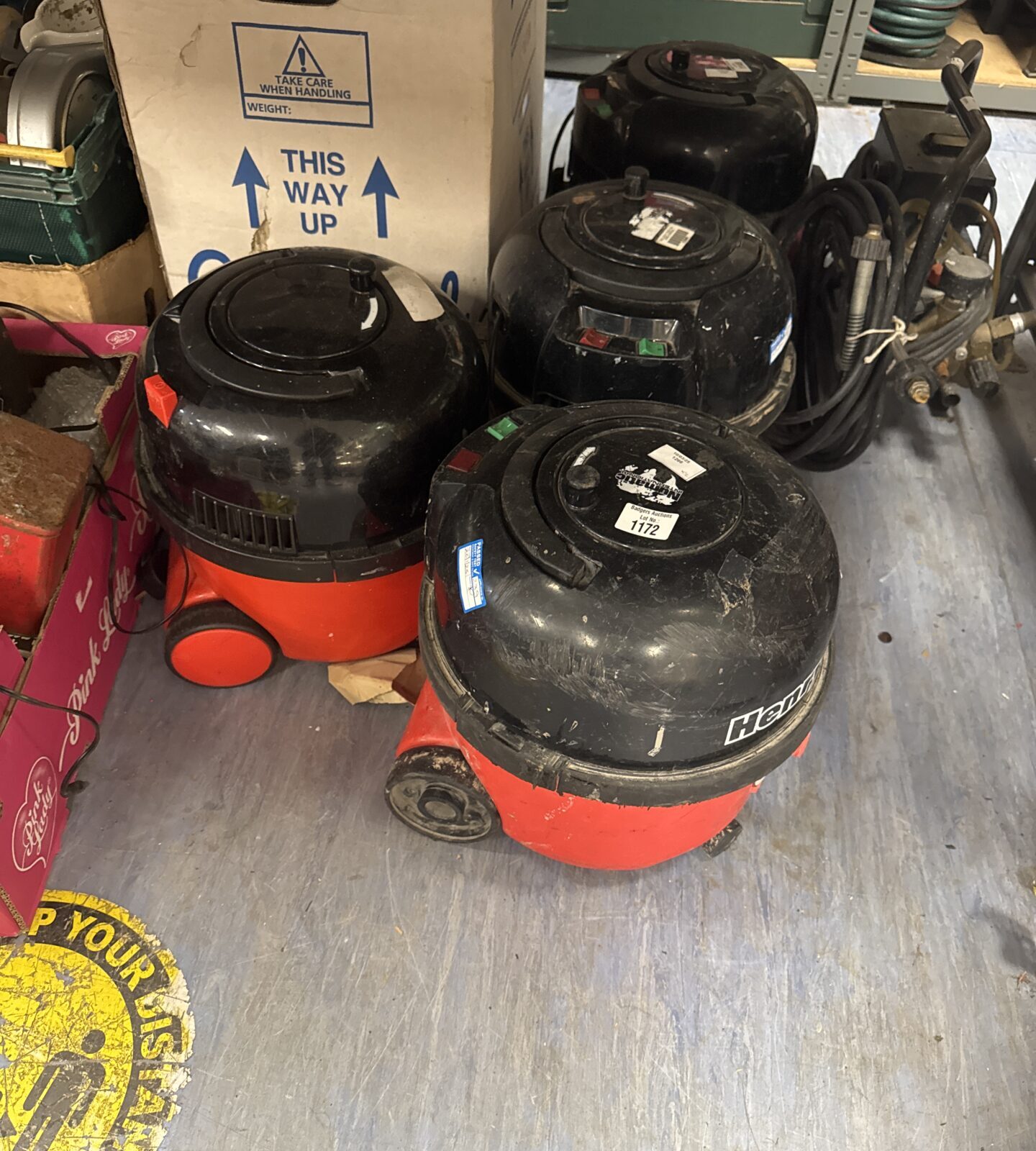 Three Henry hoover bodies - untested