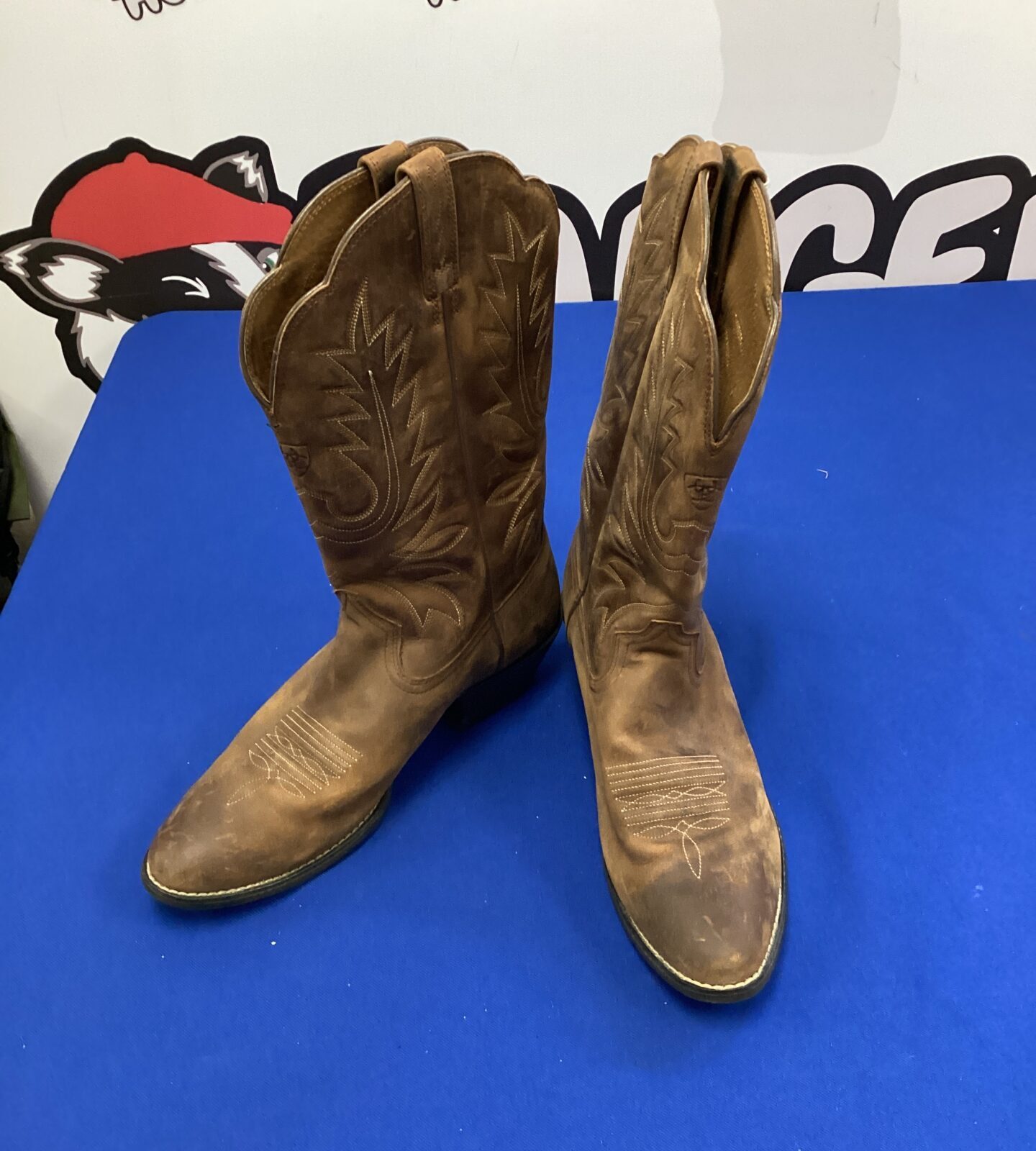 Pair of ariat leather boots size 6.5