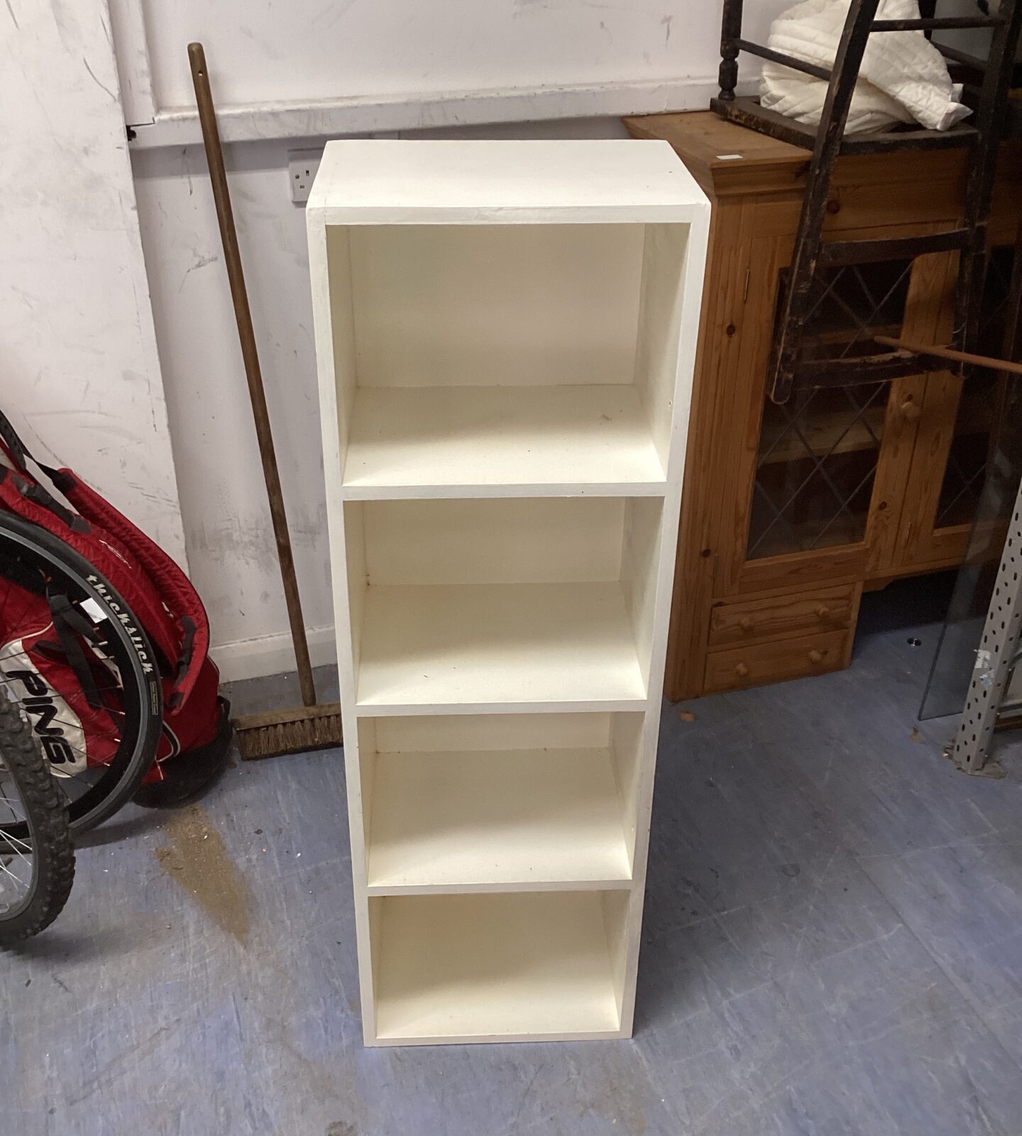 White painted Book Case