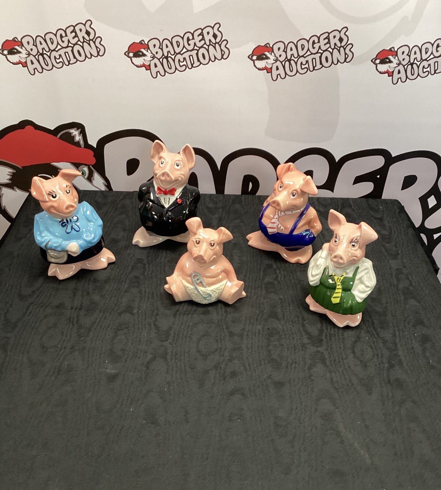 Set of Natwest Bank Piggy Banks