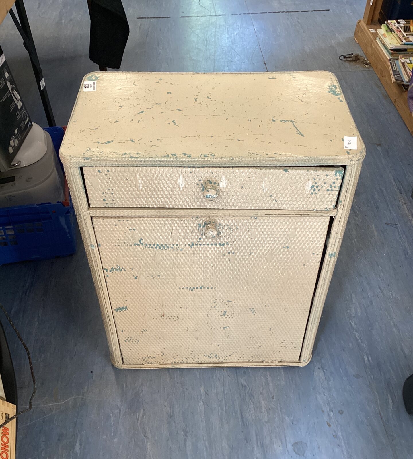 Lloyd loom cabinet