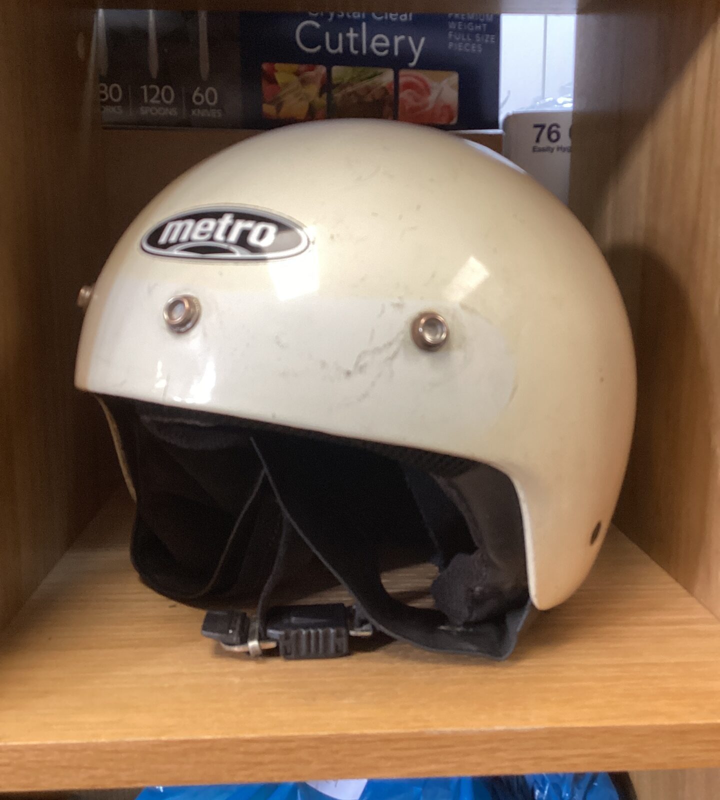 Vintage metro motorcycle helmet size medium 57-58