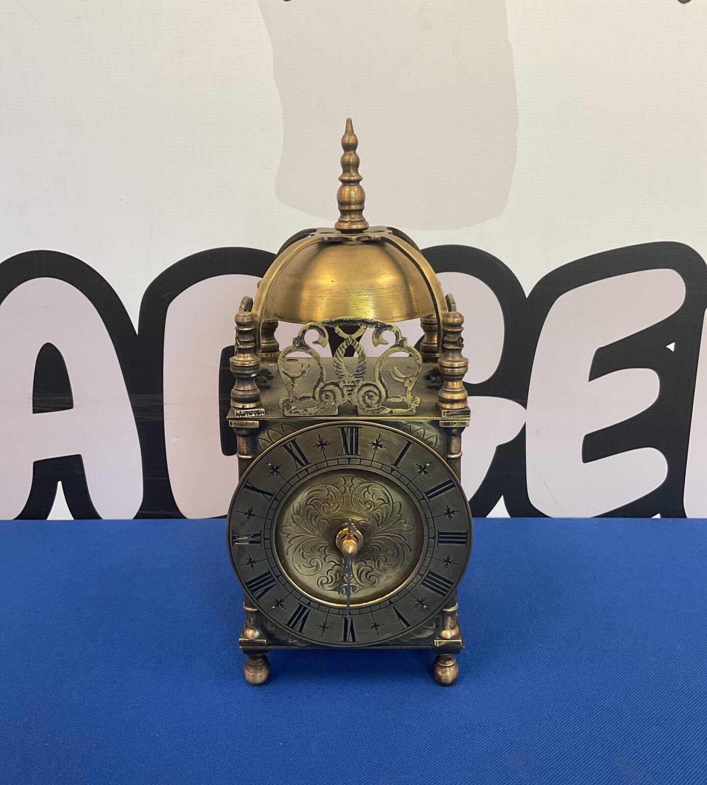 Brass Quartz Lantern clock
