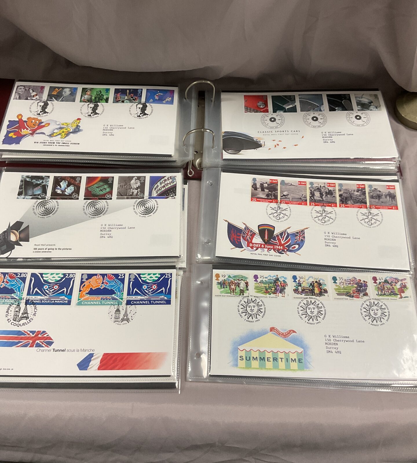 First day cover album of assorted covers - Image 2