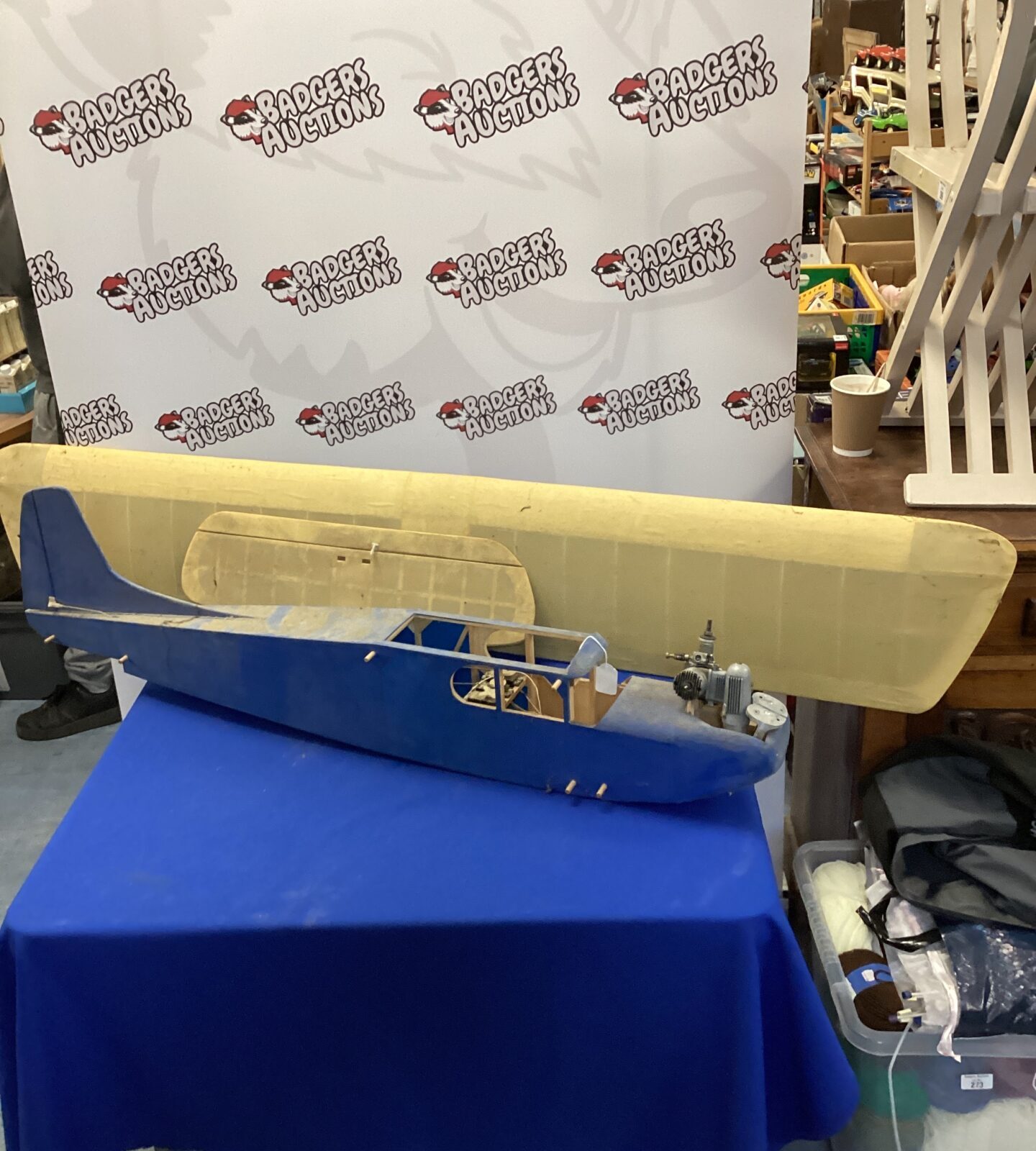 Scratch built RC plane with engine but no remote