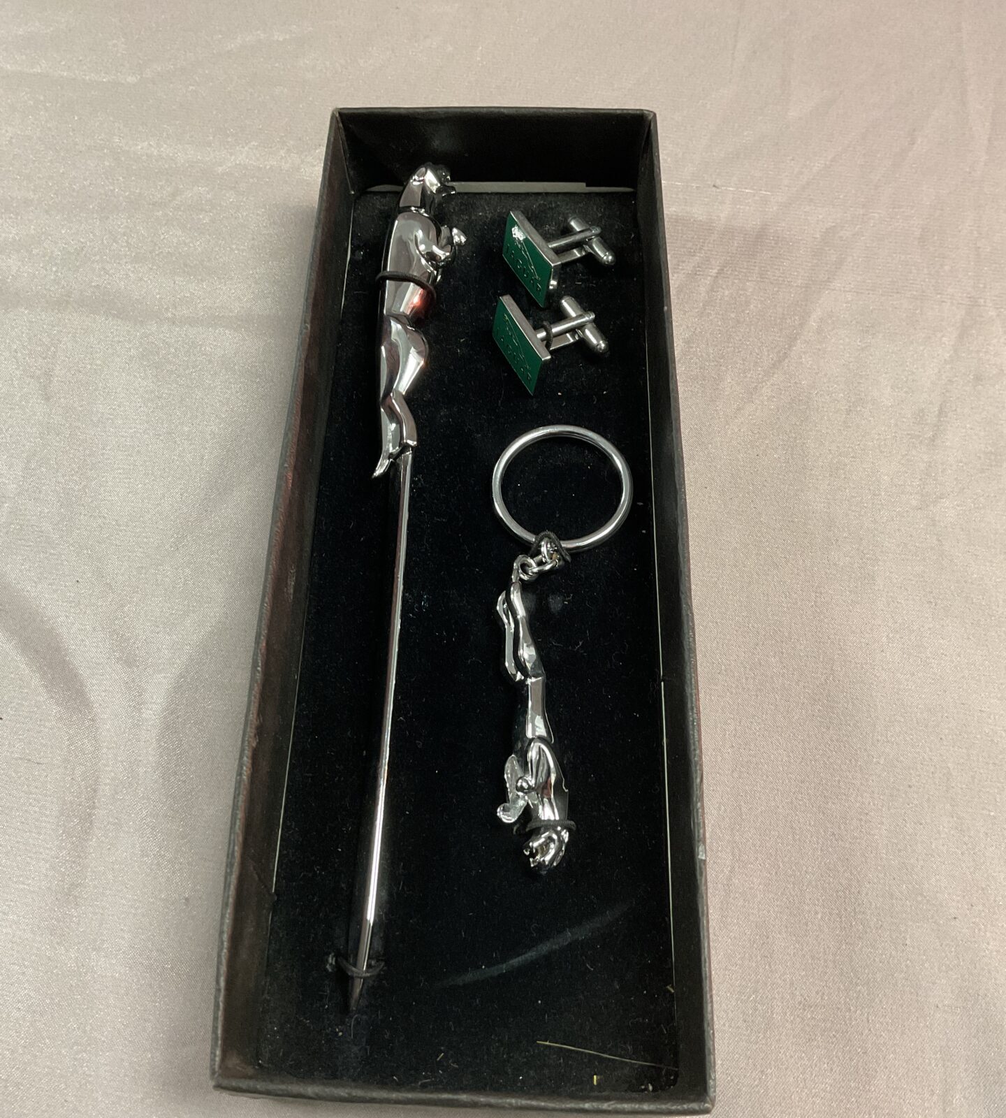 Jaguar Cars Leaping Jaguar Key ring Letter Opener And Cufflinks