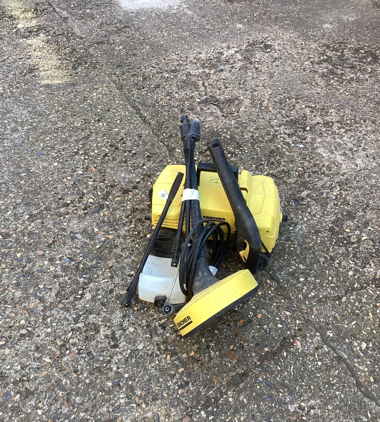 Karcher pressure washer with patio cleaner