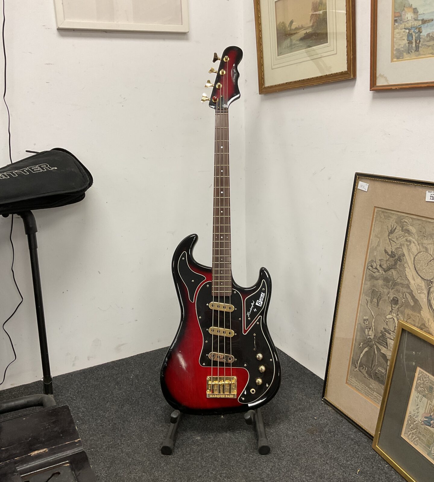 Burns london handcrafted bass guitar