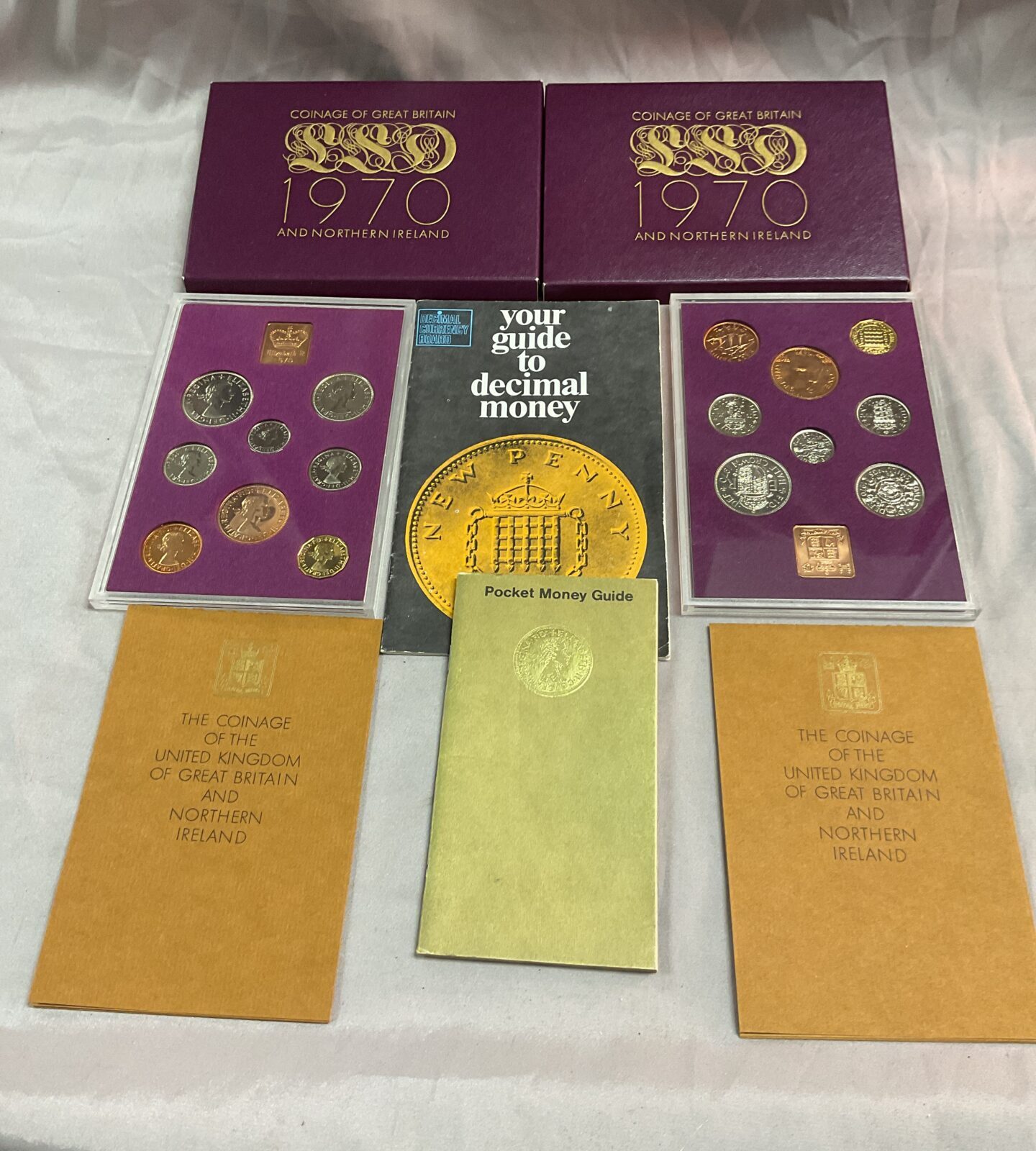 Two coinage of Great Britain Sets 1970