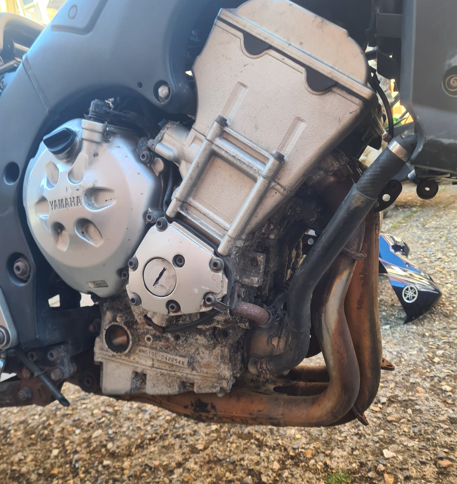 Yamaha Fazer F215 2008 motorcycle. Spares or repair non runner v5 present 5 owners on sorn dutuned r1 engine. With logbook no key - Image 21