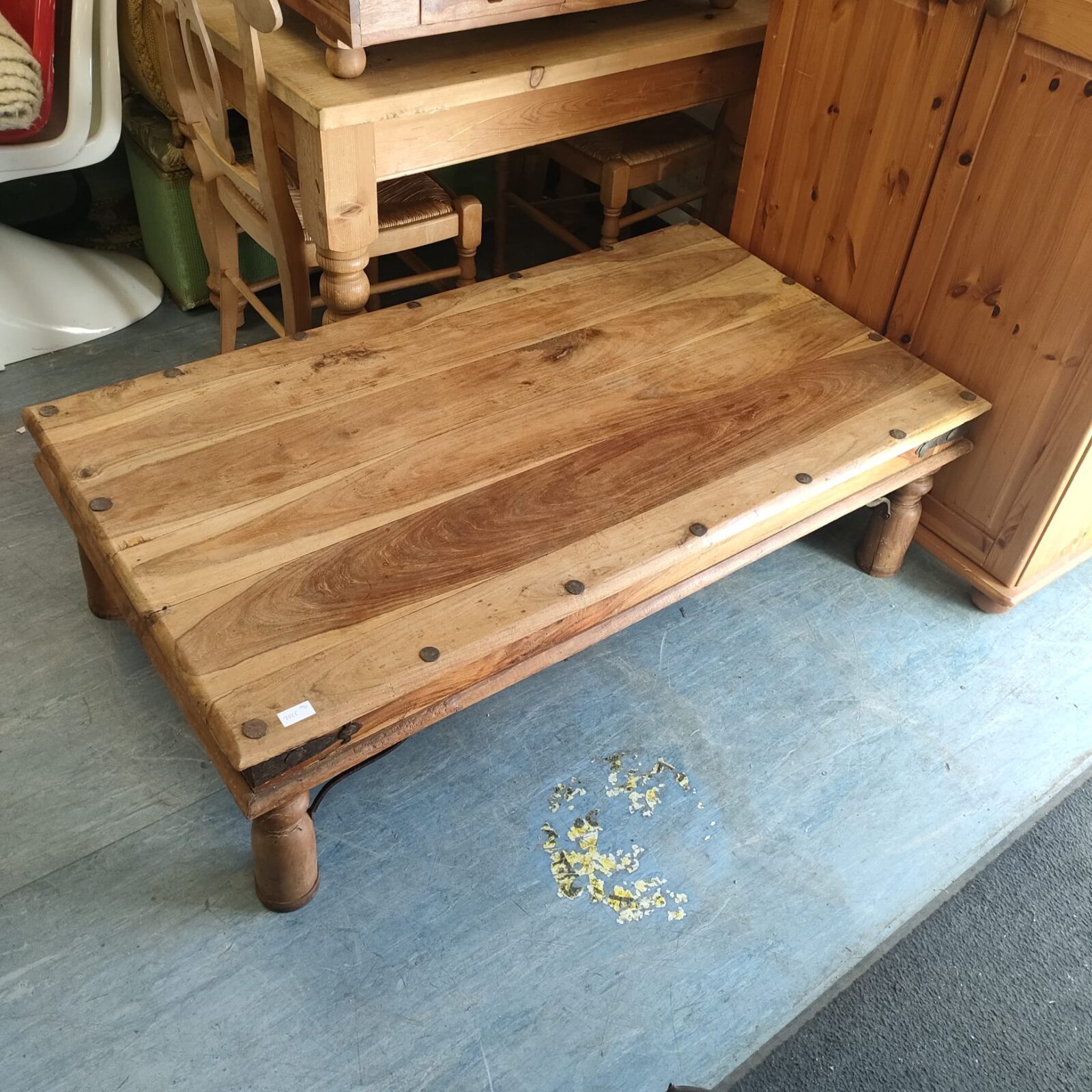 Indian oak coffee table